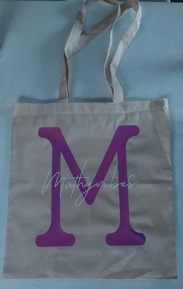Tote-bag personnalisable lettre 