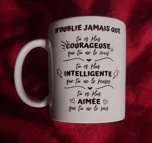 Mug femme courageuse